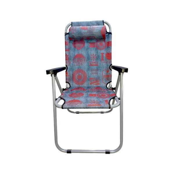 Πτυσσόμενη καρέκλα camping - 1680NZ - 241804 - Blue/Red - GoodFlix