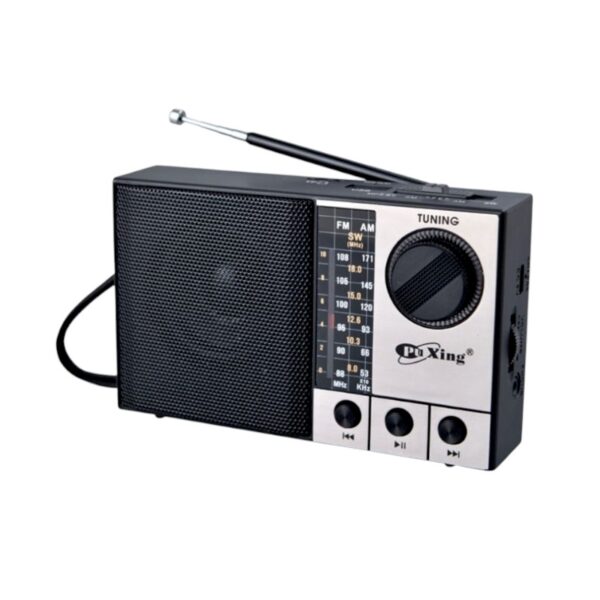 Επαναφορτιζόμενο ραδιόφωνο - PX-711BT - 427111 - Black - GoodFlix