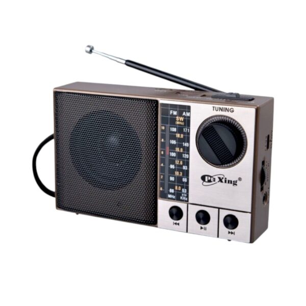 Επαναφορτιζόμενο ραδιόφωνο - PX-711BT - 427111 - Brown - GoodFlix