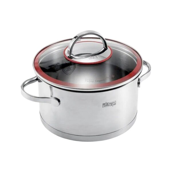Κατσαρόλα ανοξείδωτη με καπάκι - 6.3L - CS003-B24 - DSP - 561598 - GoodFlix