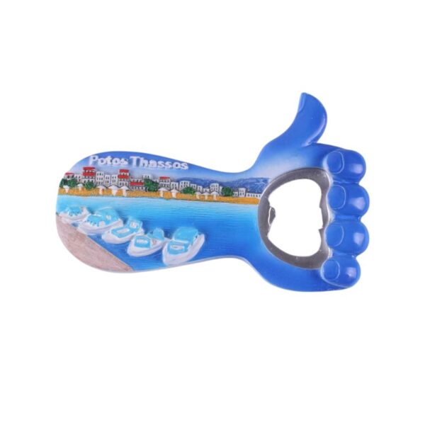 Τουριστικό μαγνητάκι Souvenir - Ανοιχτήρι - Σετ 12pcs - Thassos - 678410 - GoodFlix