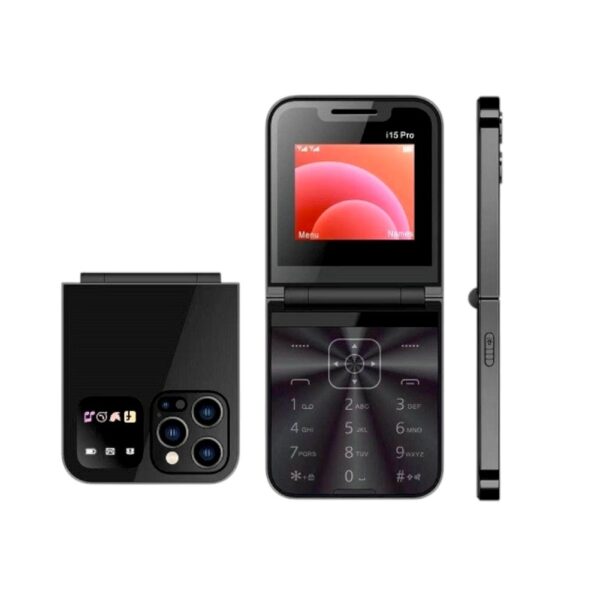 Κινητό τηλέφωνο - i15 Pro - 812228 - Black - Ελληνικό μενού - GoodFlix