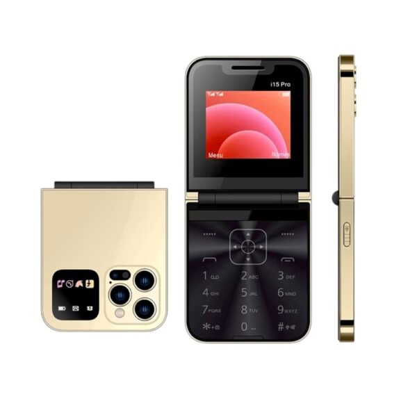 Κινητό τηλέφωνο - i15 Pro - 812228 - Gold - GoodFlix
