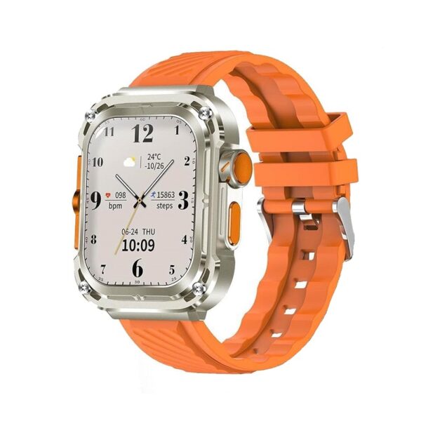Σετ Smartwatch με 3 λουράκια - Z85 MAX - 065097 - Orange - GoodFlix