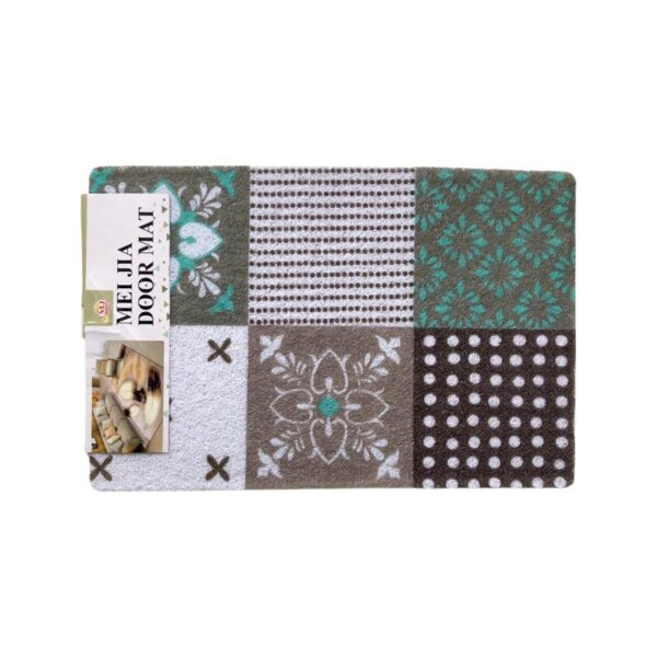 Πατάκι εισόδου - 38x58cm - 915541 - Green/Grey - GoodFlix