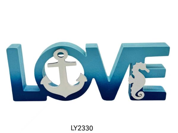 Σετ διακοσμητικά Souvenir - LOVE - 2 τεμάχια - LY2330 - 921447 - GoodFlix