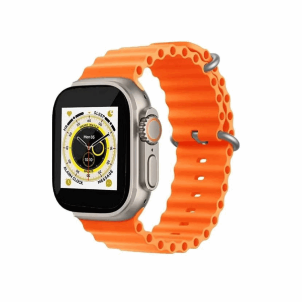 Σετ Smartwatch με 3 λουράκια - LG77 Mini - 064908 - Orange - GoodFlix