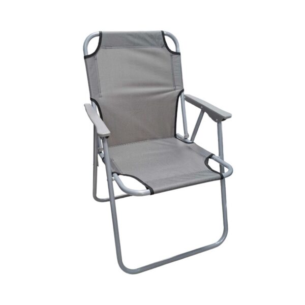 Πτυσσόμενη καρέκλα camping - 1601 - 000526 - Grey - GoodFlix