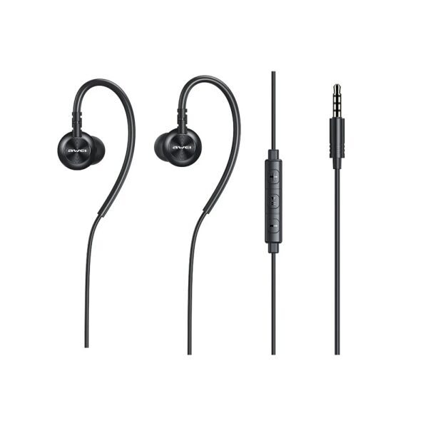 Ενσύρματα ακουστικά - Ear-Hook - L3 - AWEI - 889107 - GoodFlix