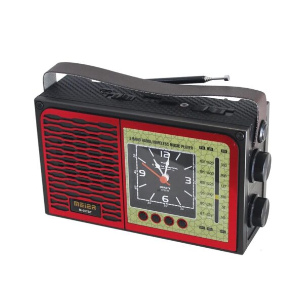 Επαναφορτιζόμενο ραδιόφωνο - M557-BT - 005577 - Red - GoodFlix