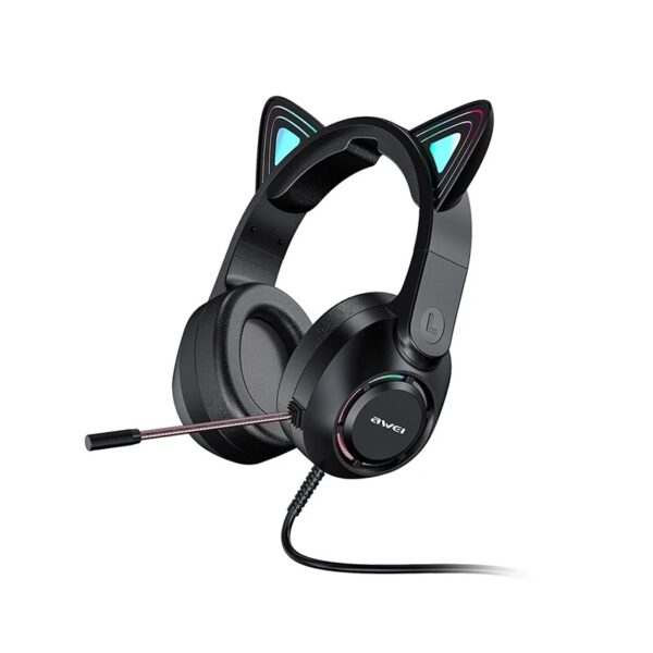 Ενσύρματα ακουστικά - Cat Headphones - GM-9 - AWEI - 006170 - GoodFlix