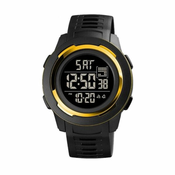 Ψηφιακό ρολόι χειρός – Skmei - 1731 - Gold/Black - GoodFlix