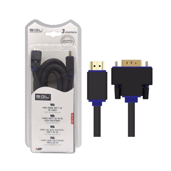 Καλώδιο HDMI σε VGA male - 3m - 200424 - GoodFlix