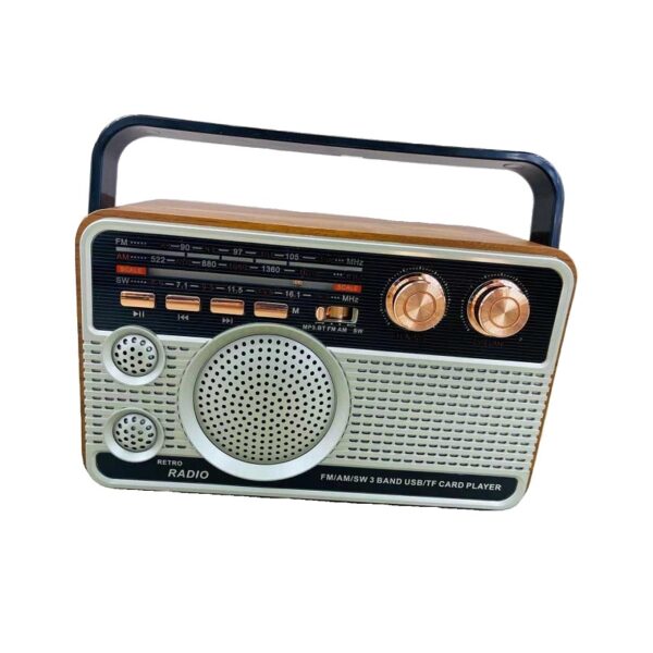 Επαναφορτιζόμενο ραδιόφωνο Retro - MD-506-BT - 865061 - GoodFlix