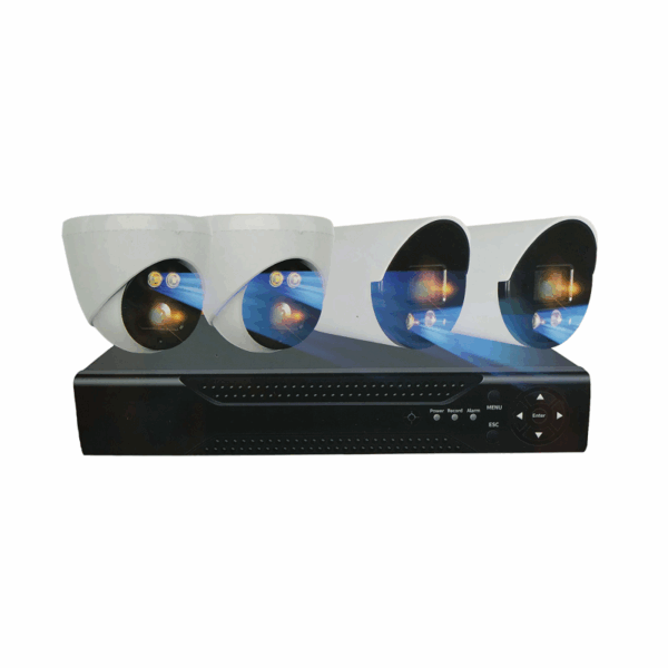 Καταγραφικό δικτύου με 4 κάμερες – CCTV Security Recording System – POE - 080074 - GoodFlix