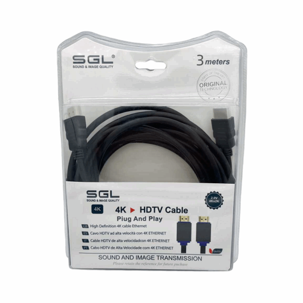 Καλώδιο HDMI - 1592 - Male/Male - 3m - 094717 - GoodFlix