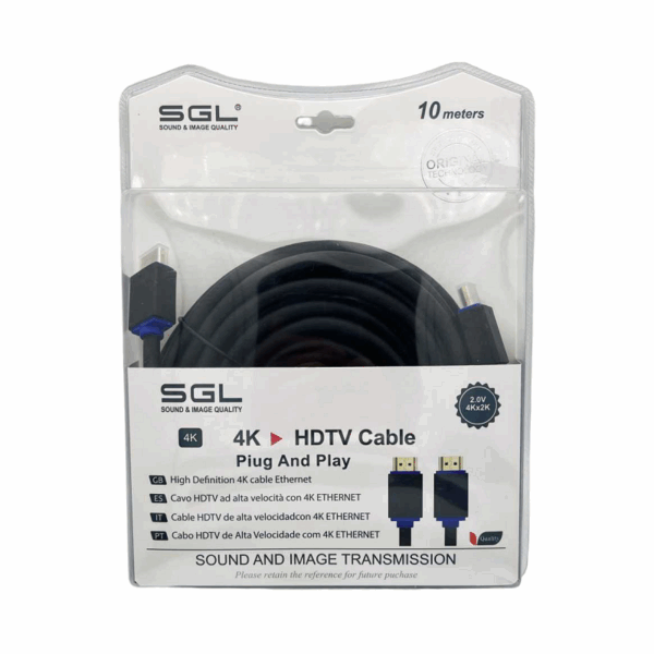 Καλώδιο HDMI - 1592 - Male/Male - 10m - 094731 - GoodFlix