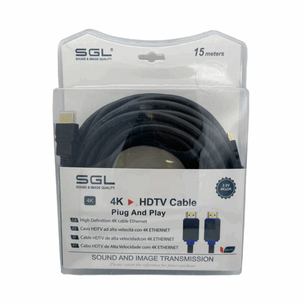 Καλώδιο HDMI - 1592 - Male/Male - 15m - 094748 - GoodFlix