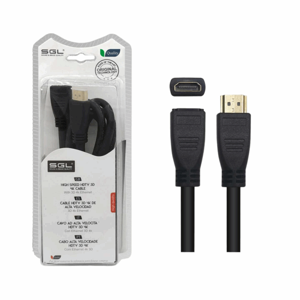Kαλώδιο HDMI - A1592C - Male/Female - 1.5m - 095660 - GoodFlix
