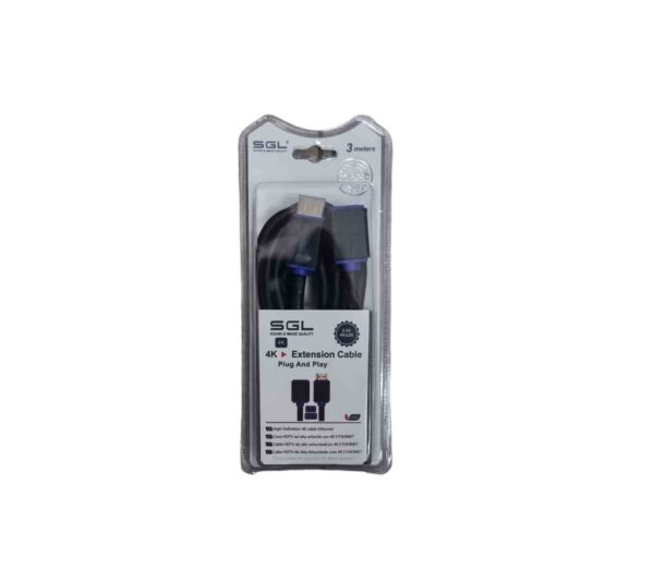 Καλώδιο HDMI γωνιακό - Male/Female - A1592C - 3m - 095677 - GoodFlix