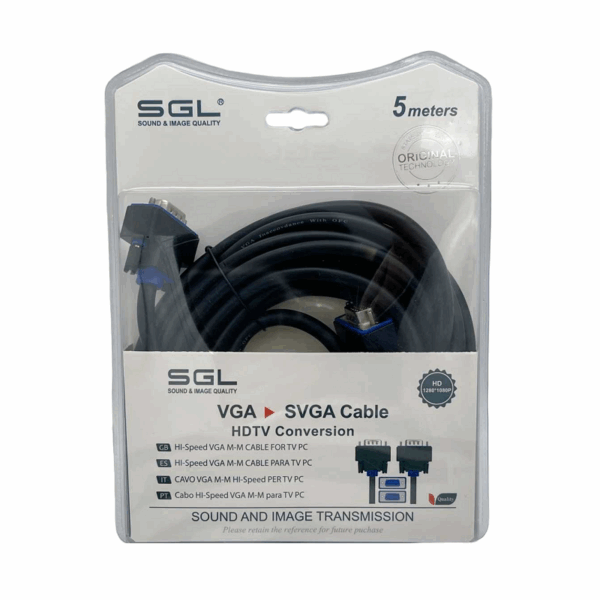 Καλώδιο VGA - A550BB - 5m - 095745 - GoodFlix