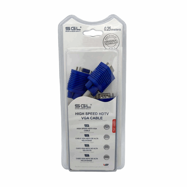 Διακλαδωτής VGA - Splitter - 550-2 - VGA female/2xVGA female - 25cm - 095905 - GoodFlix
