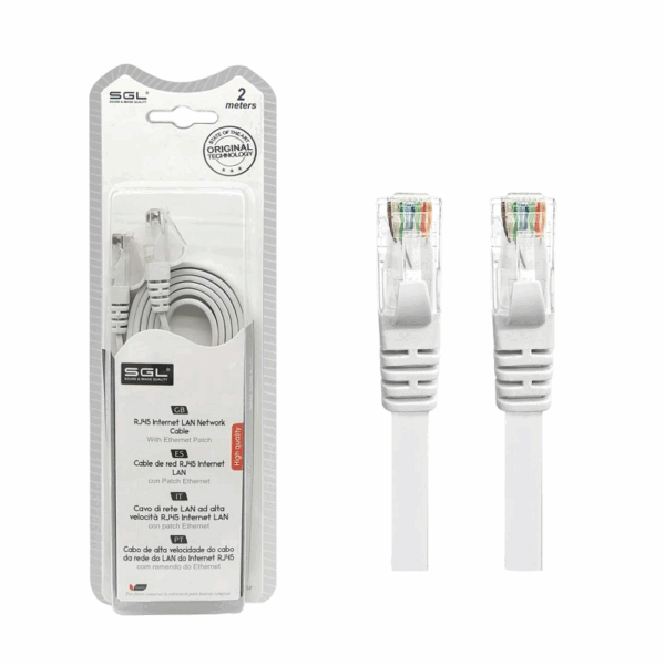 Καλώδιο δικτύου Ethernet - Πλακέ - A8P8C - 2m - 096407 - GoodFlix