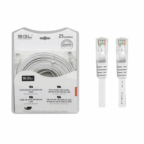 Καλώδιο δικτύου Ethernet - Πλακέ - A8P8C - 5m - 096421 - GoodFlix