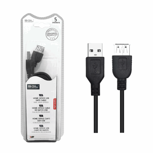 Καλώδιο USB 2.0 - 4S - Male/Female - 5m - 097237 - GoodFlix