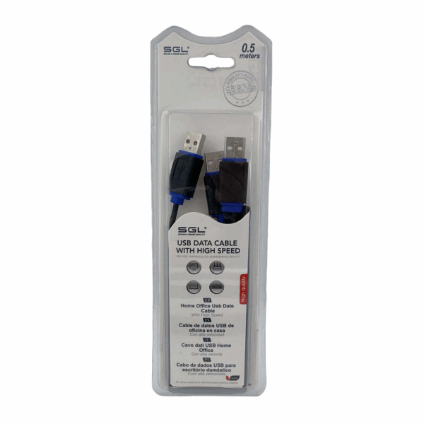 Καλώδιο μεταφοράς δεδομένων - 1554 - USB A male/2 x USB A male - 50cm - 097961 - GoodFlix