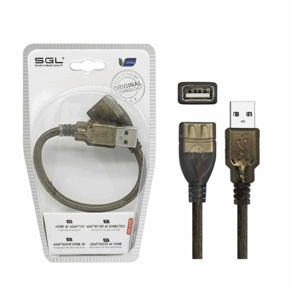 Αντάπτορας καλώδιο - USB-A male/female - 4S-01 - 20cm - 098081 - GoodFlix