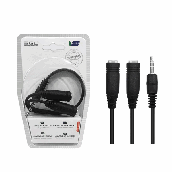 Αντάπτορας καλωδίου ήχου - Jack 3.5mm Male σε 2xFemale - 1576-2 - 098876 - GoodFlix