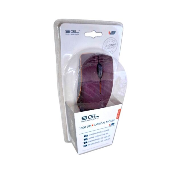 Ενσύρματο ποντίκι Η/Υ - K207 - 098968 - Purple - GoodFlix