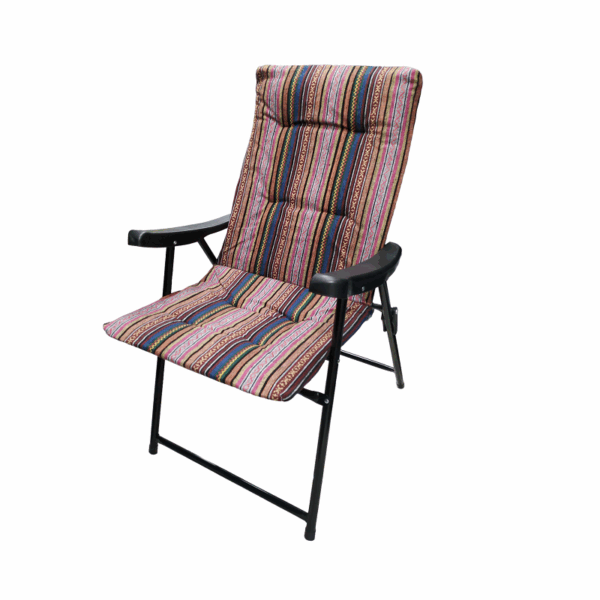 Πτυσσόμενη καρέκλα camping - 1297-50 - 100014 - Pink/Beige - GoodFlix