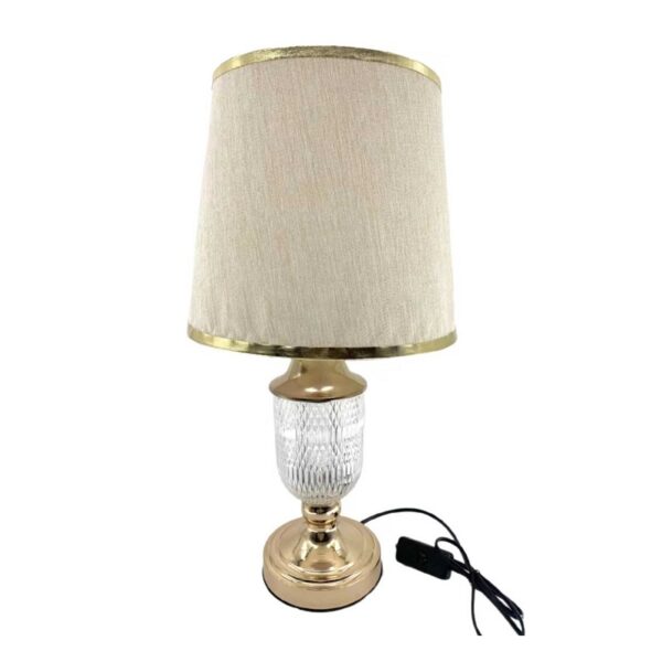 Επιτραπέζιο φωτιστικό - Πορτατίφ - ZFJ-37 - 113347 - Gold/Beige - GoodFlix