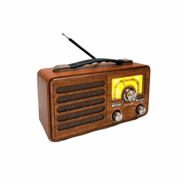 Επαναφορτιζόμενο ραδιόφωνο Retro - M1912-BT - 119125 - Brown - GoodFlix