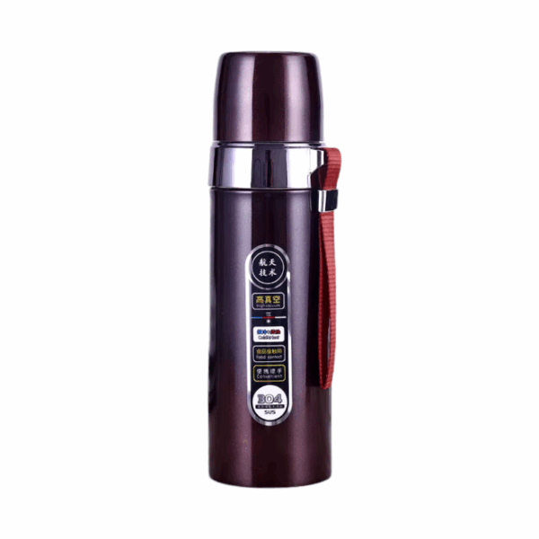 Φορητό παγούρι-θερμός - 500ml - 123767 - Brown - GoodFlix