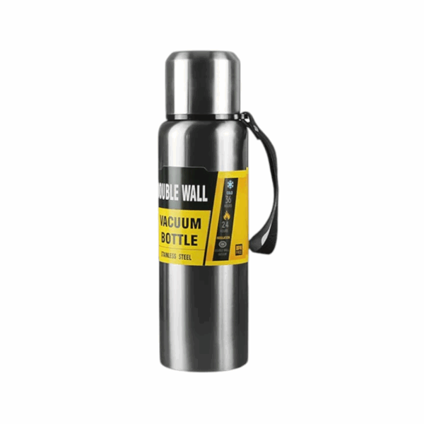 Φορητό παγούρι-θερμός - 1000ml - 123781 - Silver - GoodFlix
