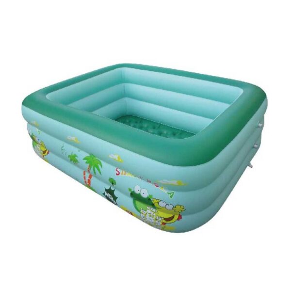 Παιδική φουσκωτή πισίνα - SL-C017 - 210*140*65cm - 151882 - Green - GoodFlix