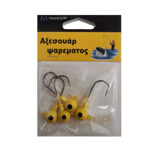 Μολυβοκεφαλές με αγκίστρι - 7gr - 4pcs - 830186 - GoodFlix