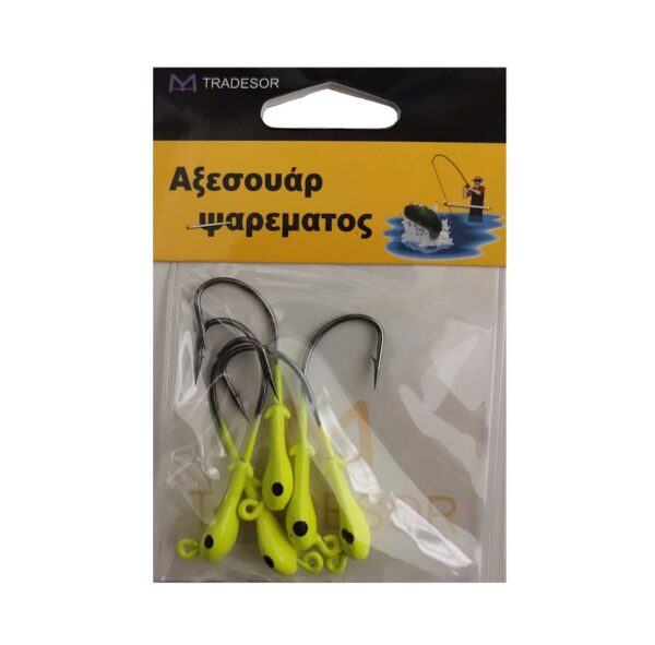 Μολυβοκεφαλές με αγκίστρι - 3.5gr - 5pcs - 30187 - GoodFlix