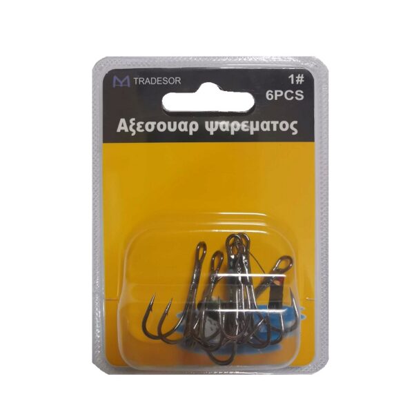 Αγκίστρια - Fishhook - No.1 - 6pcs - 30248 - GoodFlix