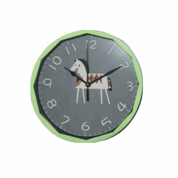 Παιδικό ρολόι τοίχου - XH-6628 - 166283 - Green - GoodFlix