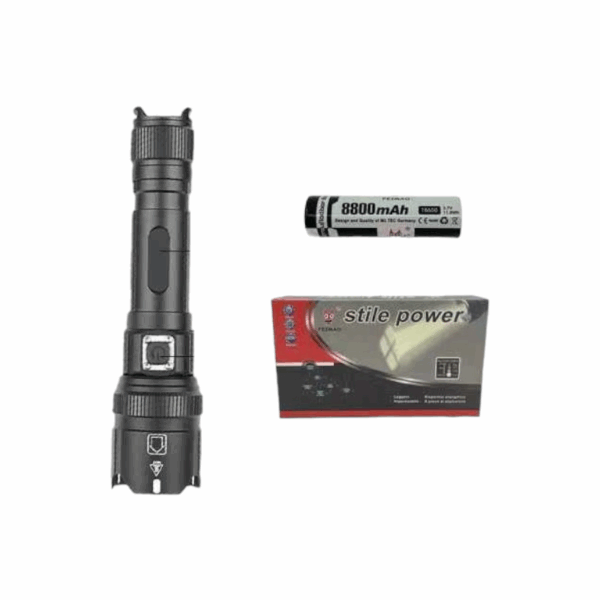 Επαναφορτιζόμενος φακός LED - L8-P50 - 180094 - GoodFlix