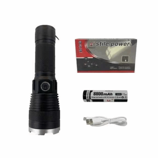 Επαναφορτιζόμενος φακός LED - A821 - 182820 - GoodFlix