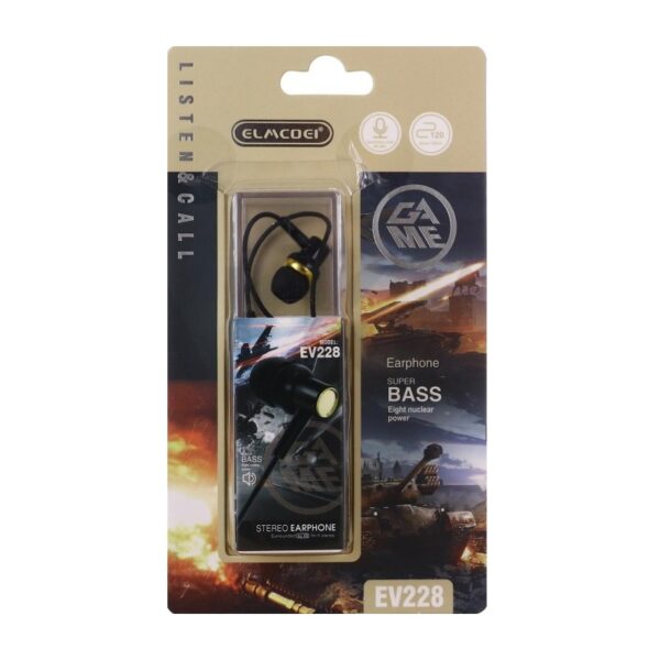 Ενσύρματα ακουστικά - EV-228 - 202289 - Black - GoodFlix