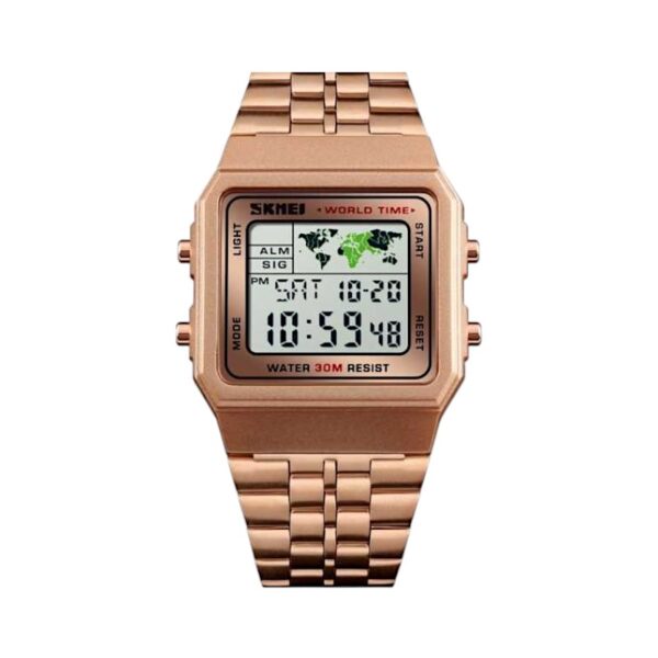 Ψηφιακό ρολόι χειρός – Skmei - 1338 - Rose Gold - GoodFlix