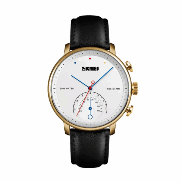 Αναλογικό ρολόι χειρός – Skmei - 1399 - 213992 - White/Gold - GoodFlix