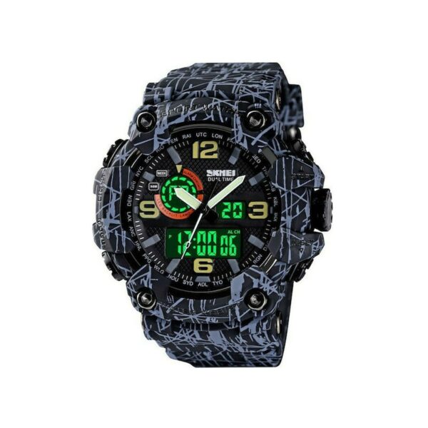Ψηφιακό/αναλογικό ρολόι χειρός – Skmei - 1520 - Black/Grey - GoodFlix