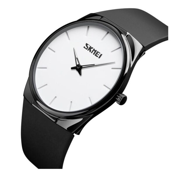 Αναλογικό ρολόι χειρός – Skmei - 1601 - Black/White - GoodFlix